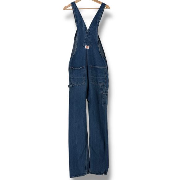 Round House Denim Overalls Workwear Carpenter Jeans Sz 34 X 38 Made in USA - Picture 7 of 11